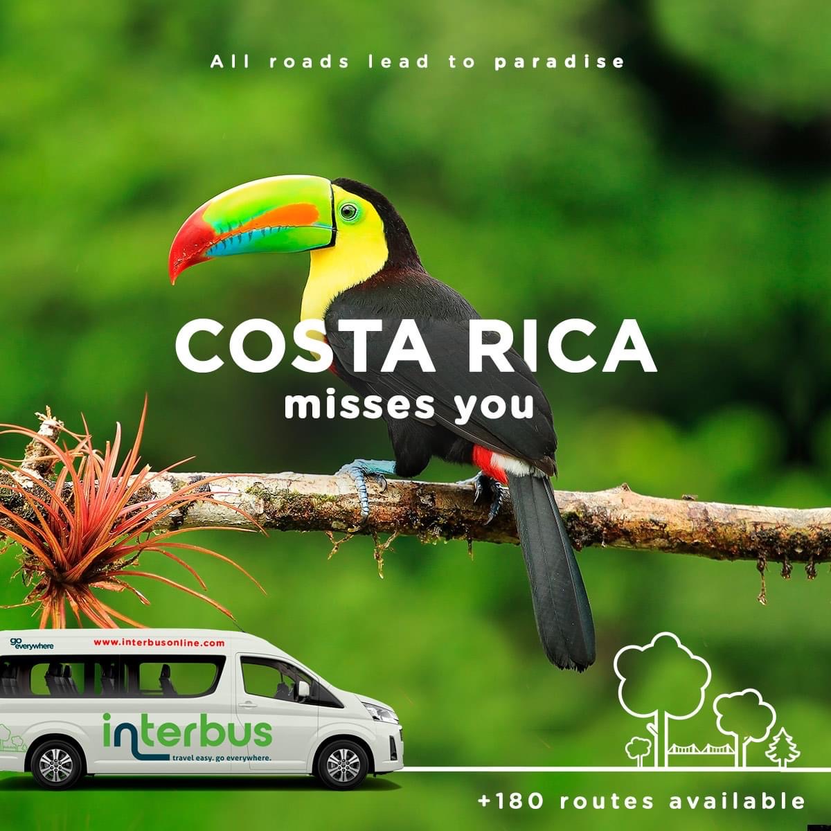 North Guanacaste to Arenal Volcano La Fortuna - Shared Shuttle Transportation Services