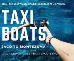 Taxi Boat Playa Hermosa Cabins Jaco to Montezuma