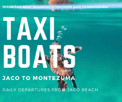 Taxi Boat Antonio Cabins Jaco to Montezuma