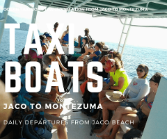 Taxi Boat Antonio Cabins Hotel Jaco to Montezuma