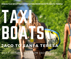 Taxi Boat Carara Hotel Jaco to Santa Teresa