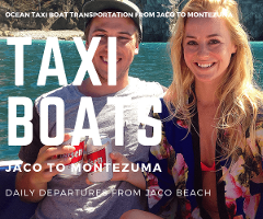 Taxi Boat Catalina Hotel Jaco to Montezuma