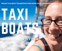 Taxi Boat El Coral Hotel Jaco to Montezuma