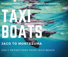 Taxi Boat Kangaroo Hotel Jaco to Montezuma