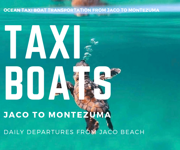 Taxi Boat Las Arenas Cabins Jaco to Montezuma
