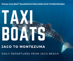 Taxi Boat Los Ranchos Hotel Jaco to Montezuma