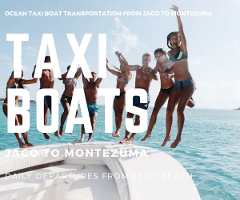 Taxi Boat Sueno del Paraiso Hotel Jaco to Montezuma