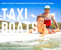 Taxi Boat - Poseidon Hotel Jaco to Santa Teresa