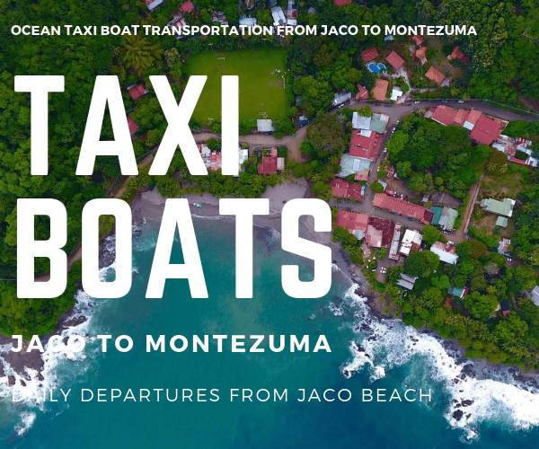 Taxi Boat Villas del Mar Hotel Jaco to Montezuma