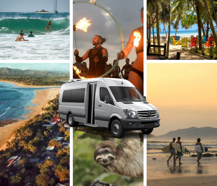 Montezuma Beach to Tamarindo Beach - Shared Shuttle