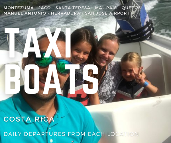 Marina Pez Vela Quepos to Montezuma - Taxi Boat Services