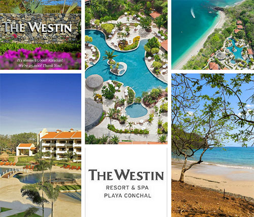 Shuttle Manuel Antonio to The Westin Resort Playa Conchal