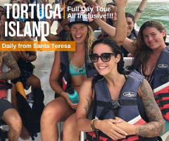 Tortuga Island Full Day Tour from Otro Lado Lodge Santa Teresa