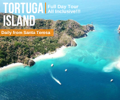 Tortuga Island Full Day Tour from  Santa Teresa