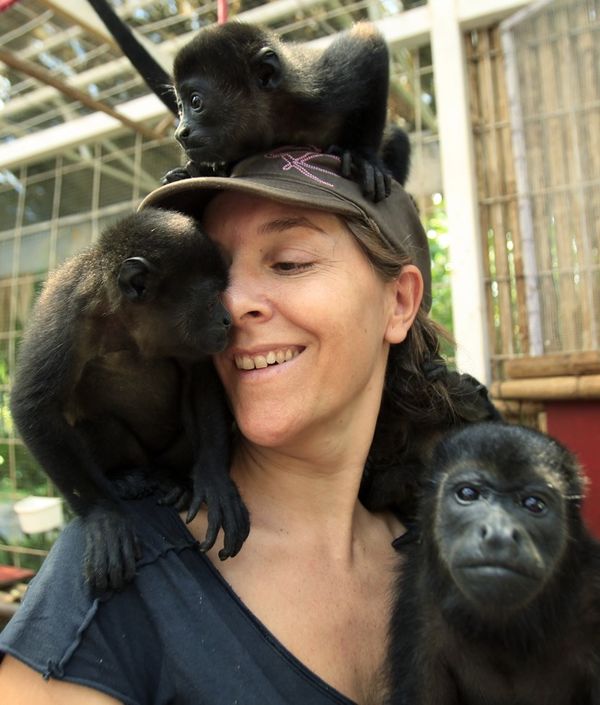 Animal Rescue Center, Chocolate Lady and Waterfall - Puerto Viejo