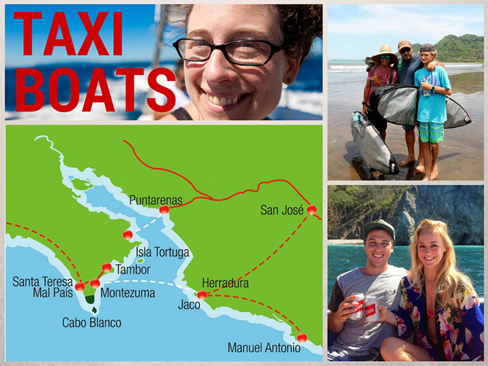 MONTEZUMA TO DOMINICAL: TAXI BOAT