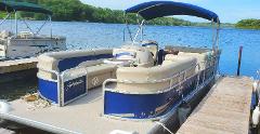 24' Pontoon Blue Sweetwater | 8 Hours