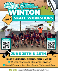 Winton - Free Public Skateboarding Workshops