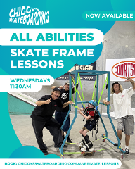 All Abilities Skate Frame Lesson with Chiggy (Chiggy's Indoor Skatepark)