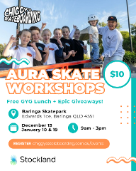 Xmas School Holiday Aura Skate Workshops 