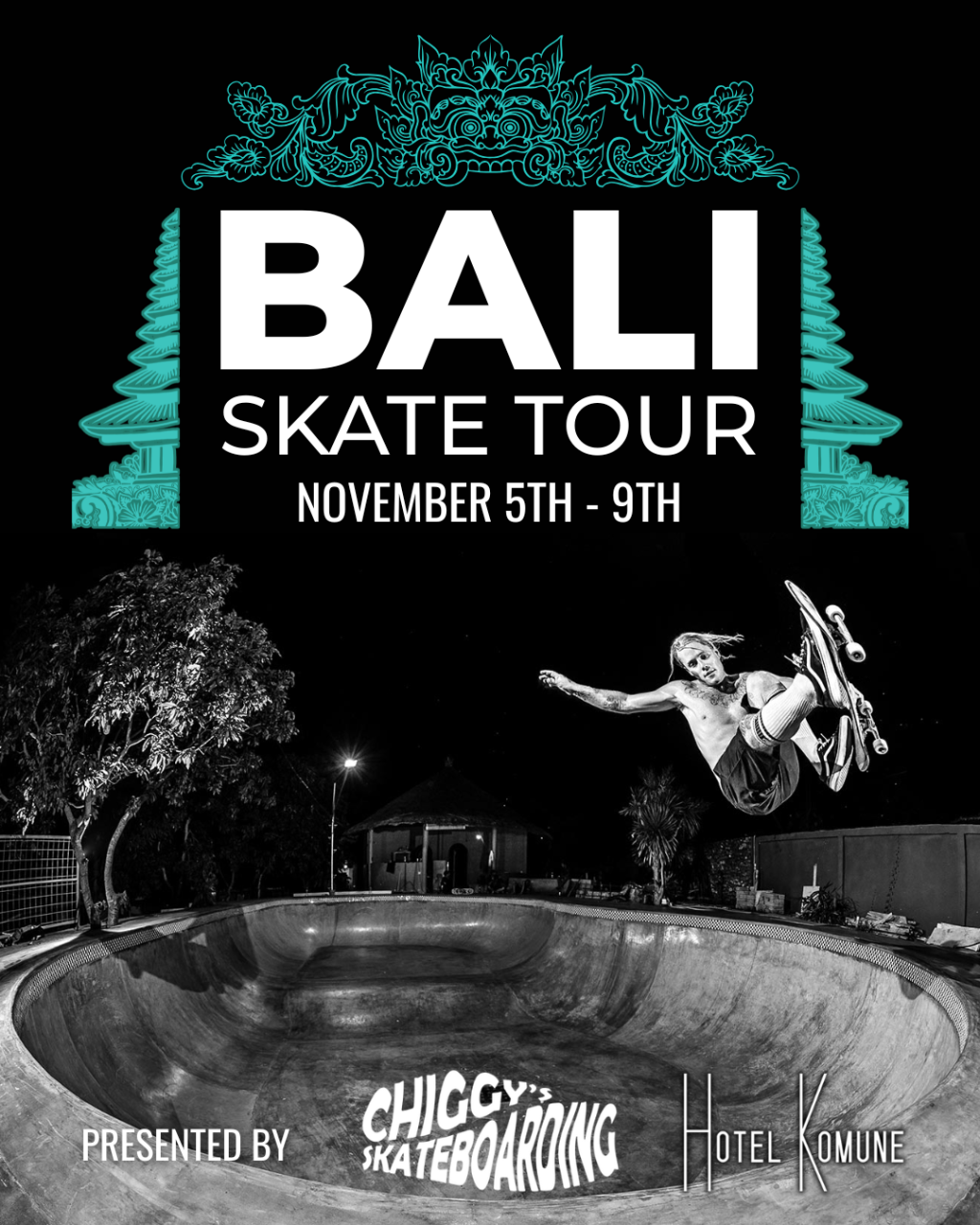 Chiggy's Bali Skate Tour - November 5th - 9th 2025