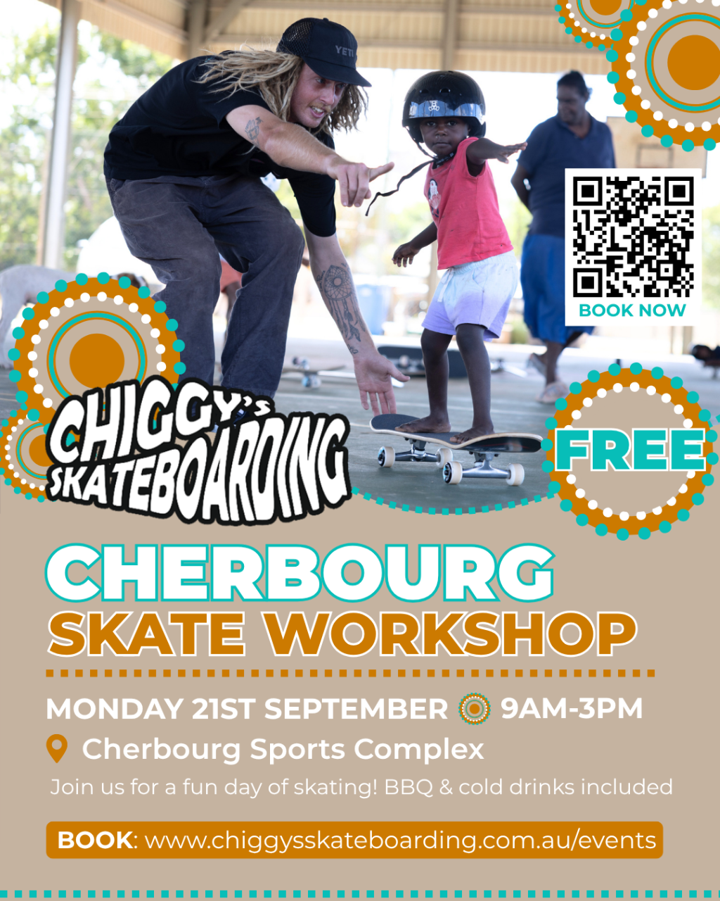 Cherbourg FREE Skateboarding Workshop