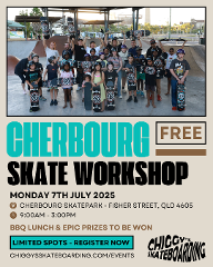 Cherbourg FREE Skateboarding Workshop
