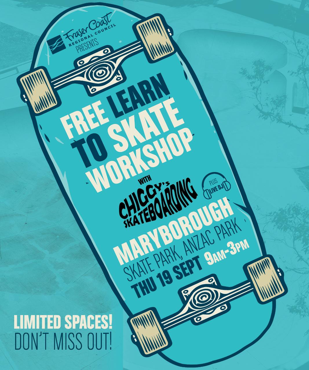 Maryborough - Free Skateboarding Workshop