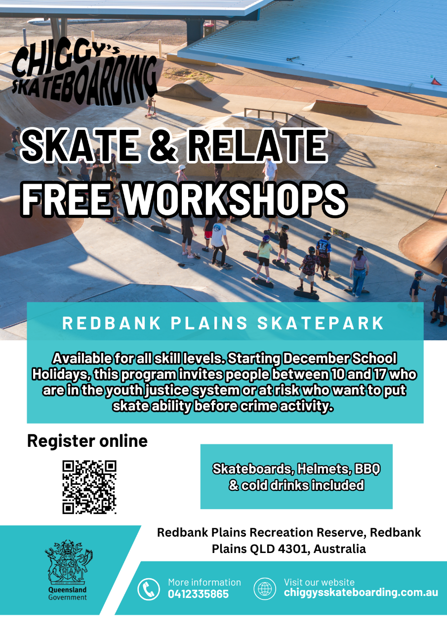 SkateRelate - Redbank Free Skateboarding Workshops