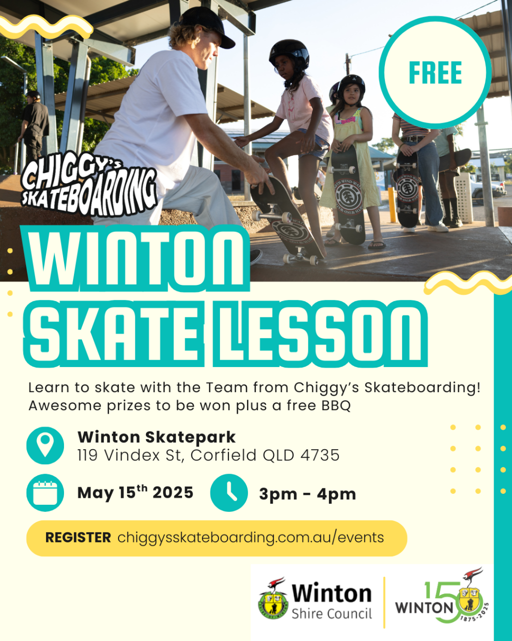Winton - Free Skateboarding Workshop