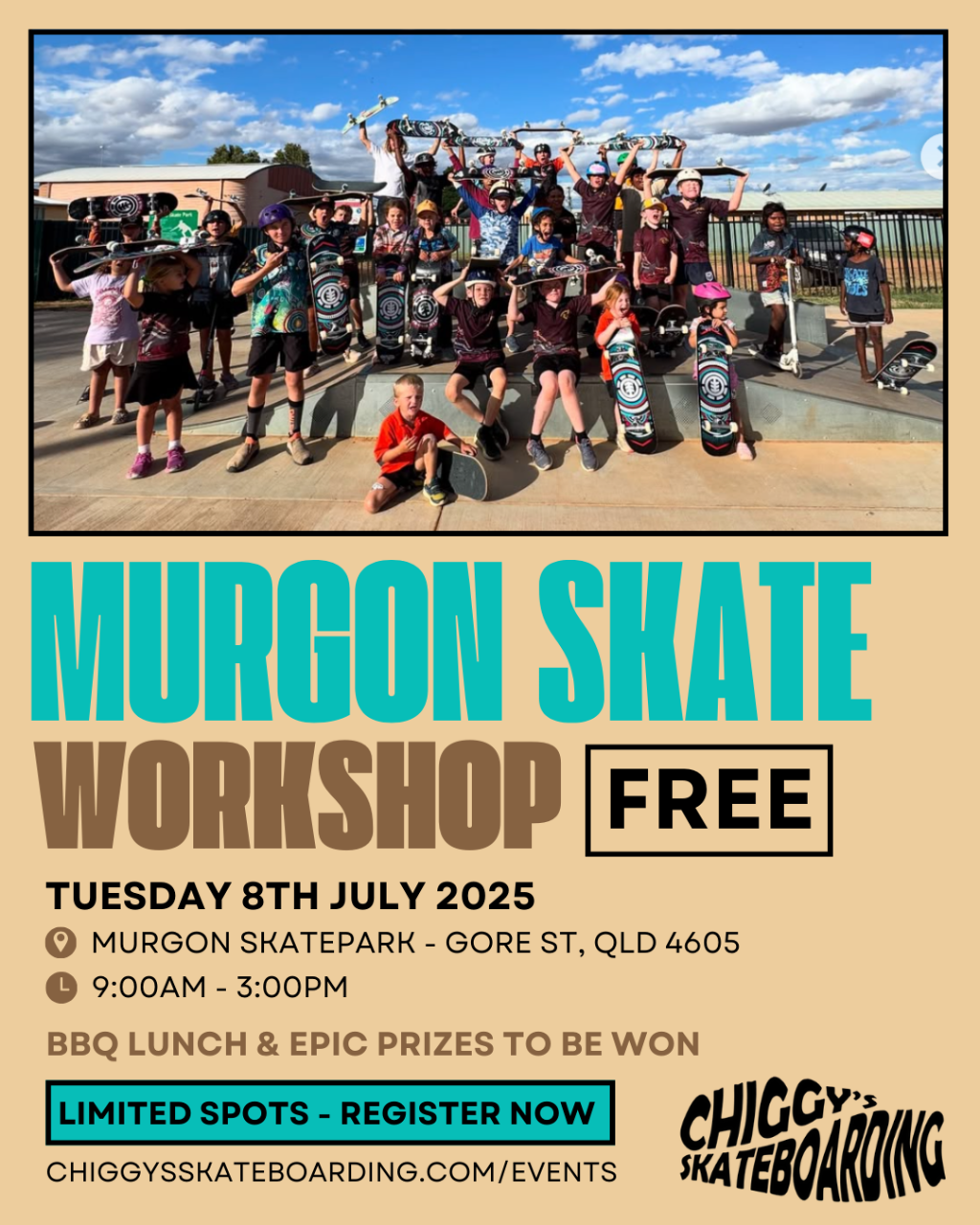 Murgon FREE Skateboarding Workshop