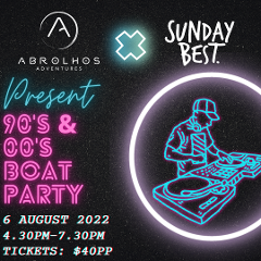 *SPECIAL EVENT*  90's & 00's Boat Party with SUNDAY BEST