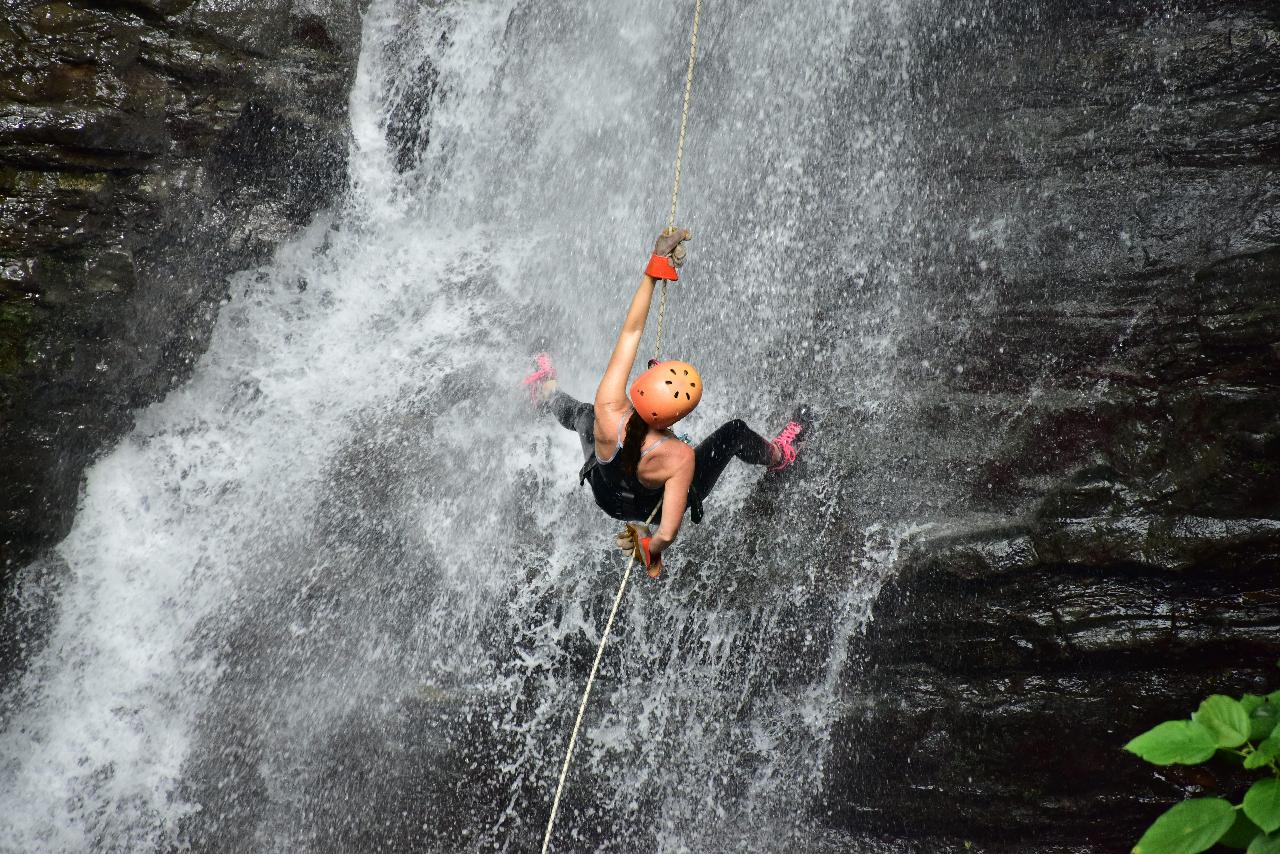 Quepo Canyoning Waterfall Adventure Park