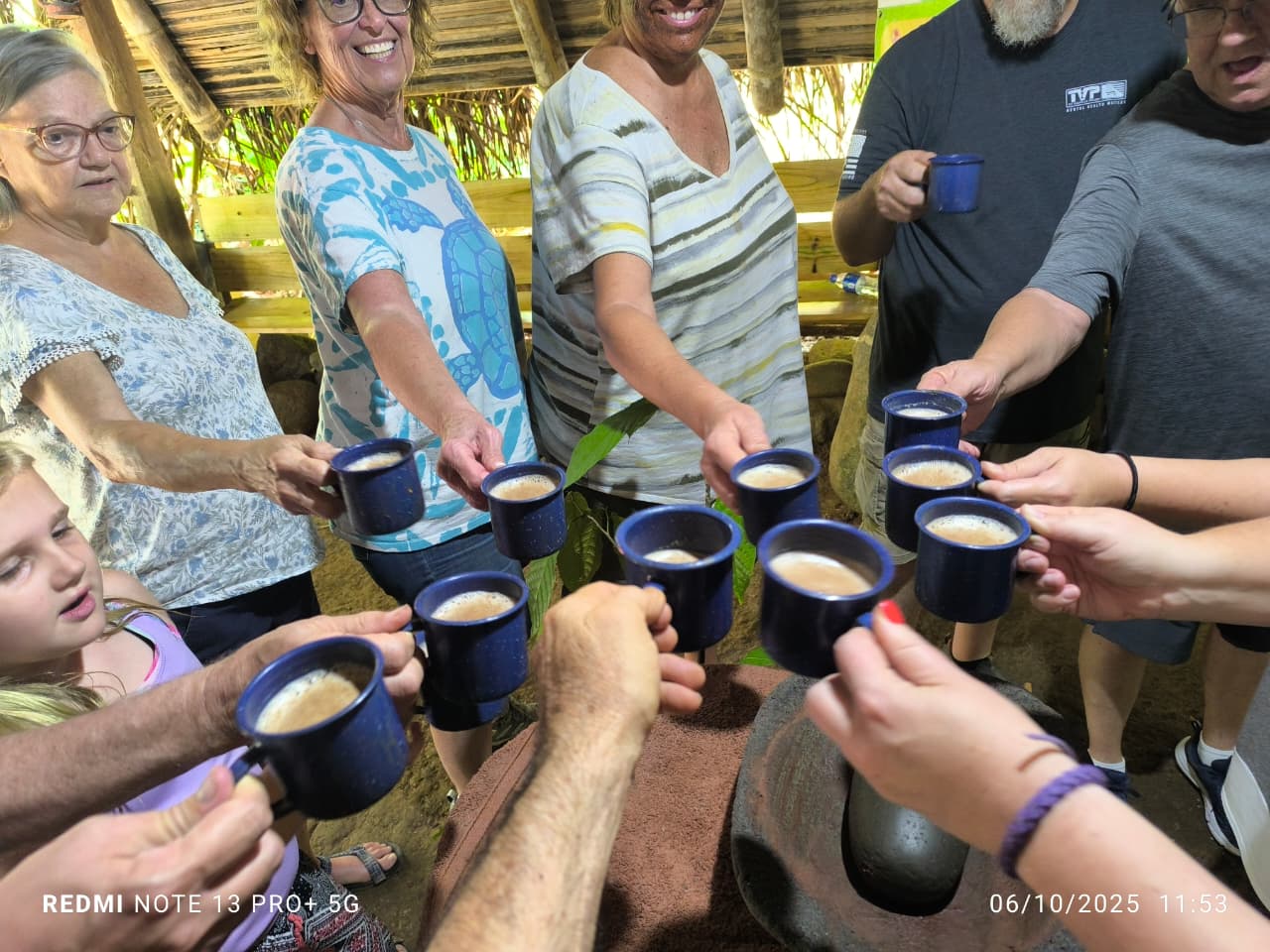 Pre-colombian style Chocolate Tour.