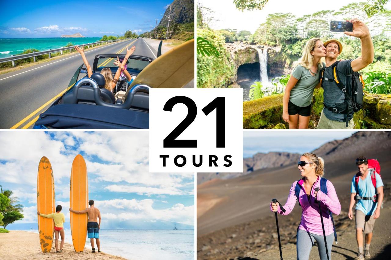  Hawaii Tour Bundle Collection: Oahu, Maui, Big Island, Kauai