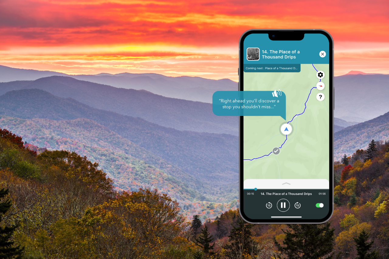 Shaka Guide Great Smoky Mountains National Park - Audio Tour App