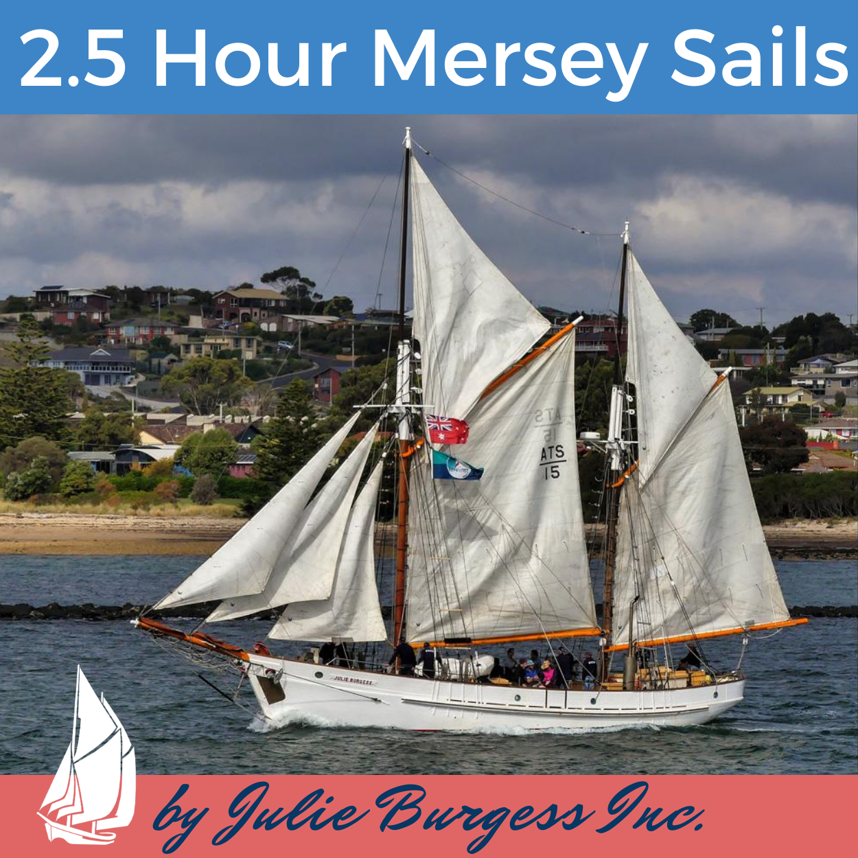 Gift Voucher for 2.5 Hour Mersey Sails