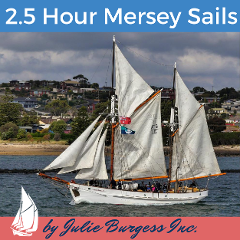 Gift Voucher for 2.5 Hour Mersey Sails