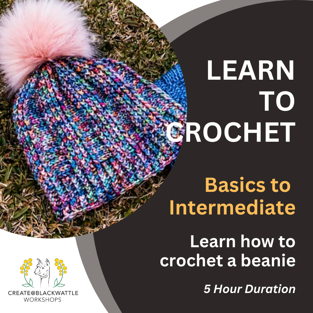 LEARN TO CROCHET - Crochet a Take Two Beanie 