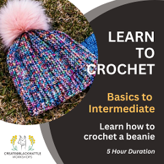 LEARN TO CROCHET - Crochet a Take Two Beanie 