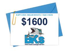 $1600 Fishing Gift Card