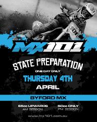 Byford State Preperation  Mx Clinic  50cc only THURSDAY ONLY