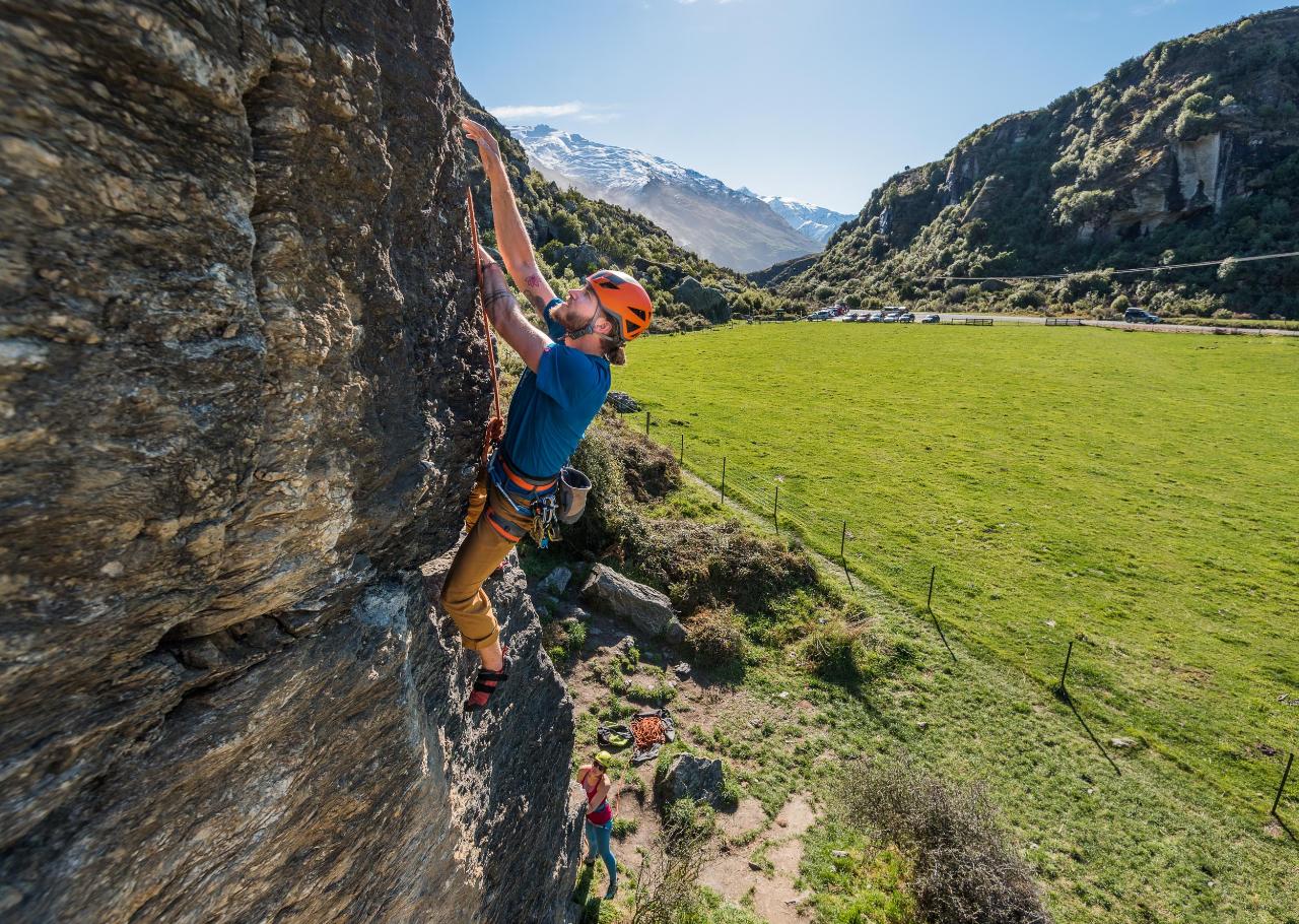 Full Day, Intro to Outdoor Rock Climbing - Wanaka