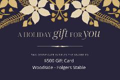 $500 Gift Card - Woodside 