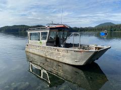 Charter A 26' Landing Craft with a licensed Captain. 