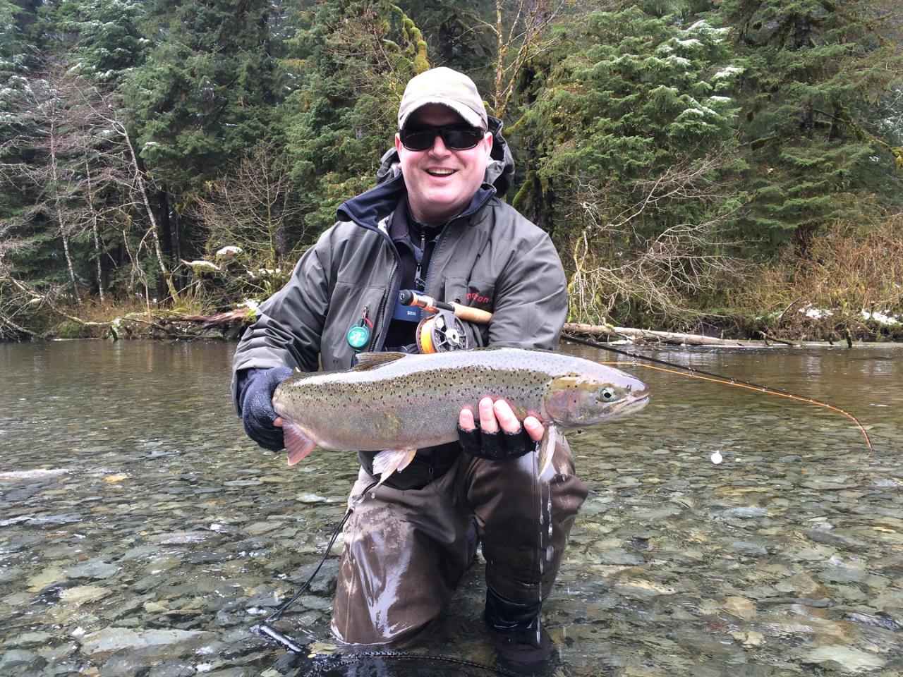 Fly Fishing For Steelhead From Sitka Alaska