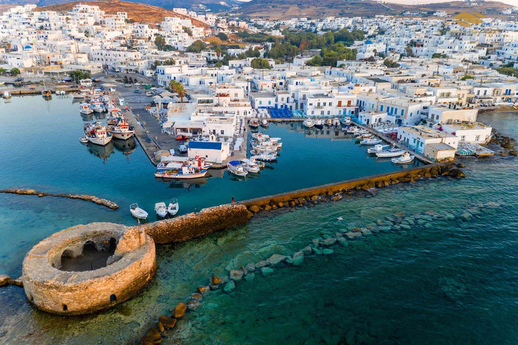 Folegandros to Paros Helicopter Flight 