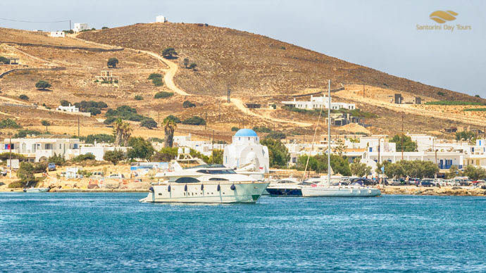 Santorini to Antiparos Helicopter Flight