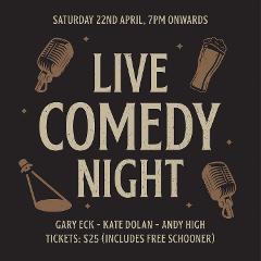 Eden Brewery Live Comedy with Gary Eck and more
