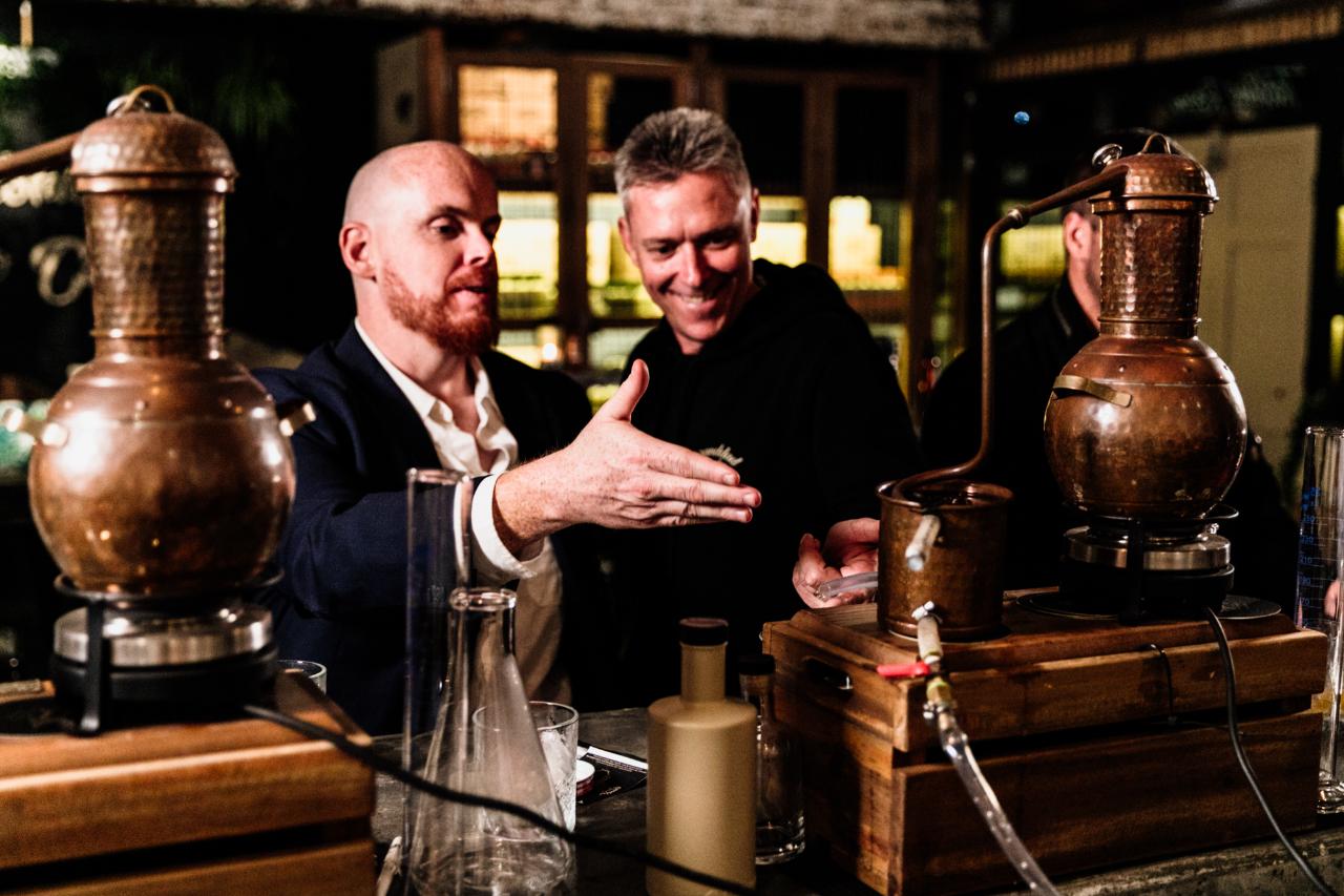 Make your own bottle of gin at granddad jacks